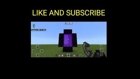 😱😳 How To Make Nether Portal Without Diamond Pickaxe 😳😱 #shorts #youtubeshorts #minecraft