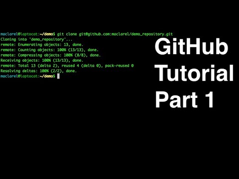 Tutorial: Creating & using a Git repository - YouTube