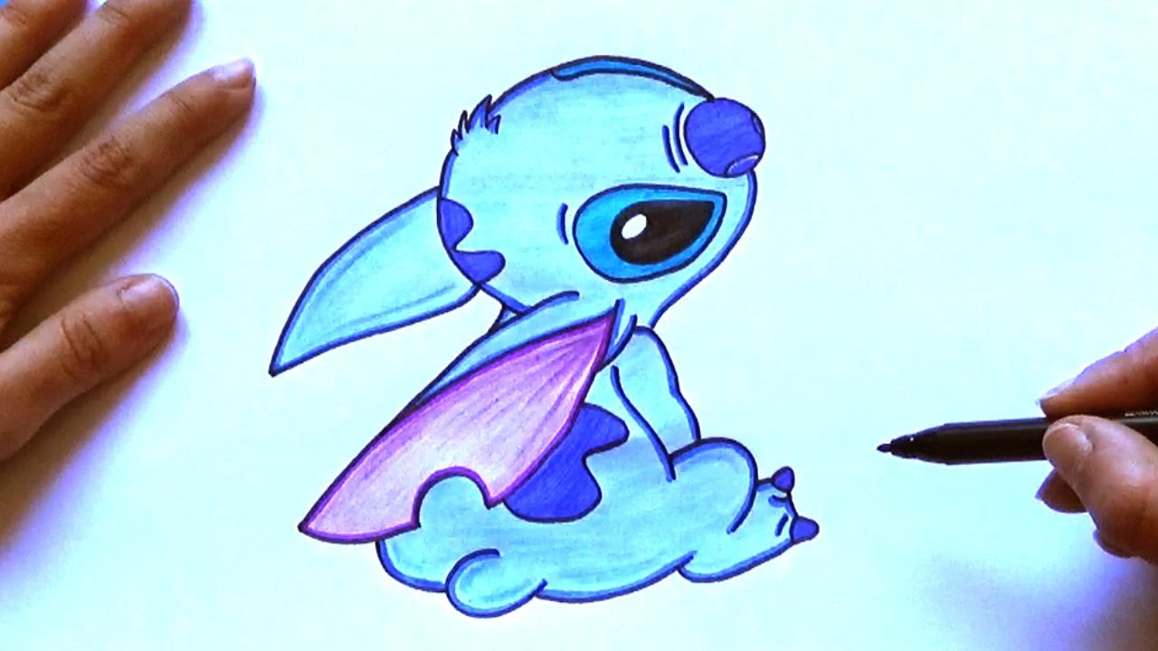 COMO DIBUJAR A STITCH PASO A PASO - How to draw STITCH - thptnganamst.edu.vn