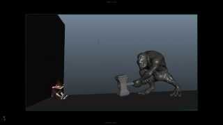 Troll Hammer Swing Animation
