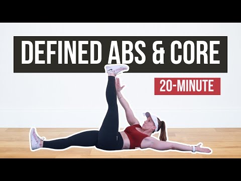 20 Minute Defined Abs & Core Workout At Home | No Equipment