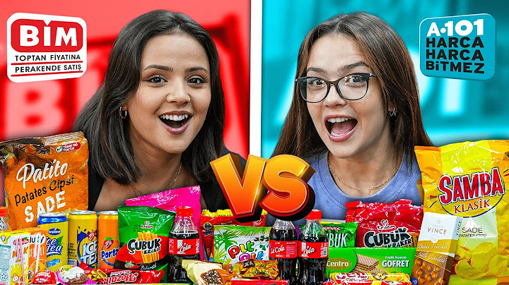 BİM vs A101 ABUR CUBURLARINI DENEDİK !