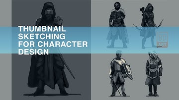 PART 01 | Thumbnail Sketching for Character Design Time-lapse Demo