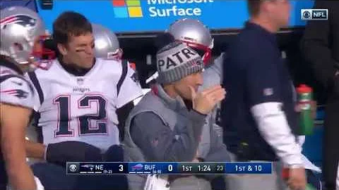 Tony Romo Narrates Brady's Sideline Argument w/ Mc...
