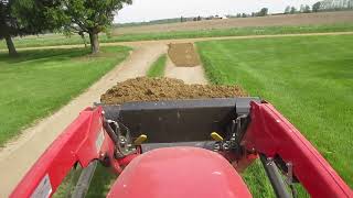 Gravel Driveway Repair With Sub Compact Tractor Massey Ferguson