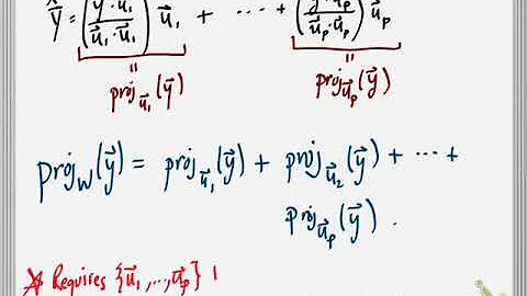 Orthogonal Projections