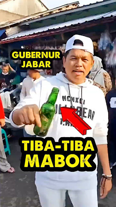 FUNNY MOMENT WHEN KANG DEDI MULYADI PRETENDED TO BE DRUNK #dedimulyadi #funny #viral