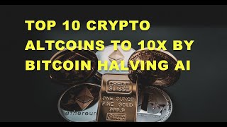 TOP 10 Crypto Altcoins to 10X By Bitcoin Halving [LAST CHANCE]#cryptocurrency #crypto