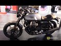 2022 moto guzzi v7 stone 850  walkaround  2021 eicma milan