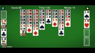 FreeCell Solitaire (by MobilityWare) - offline solitaire card game for Android and iOS - gameplay. screenshot 1