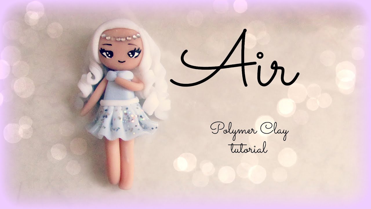 polymer clay chibi dolls