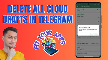 How to Delete All Cloud Drafts in Telegram