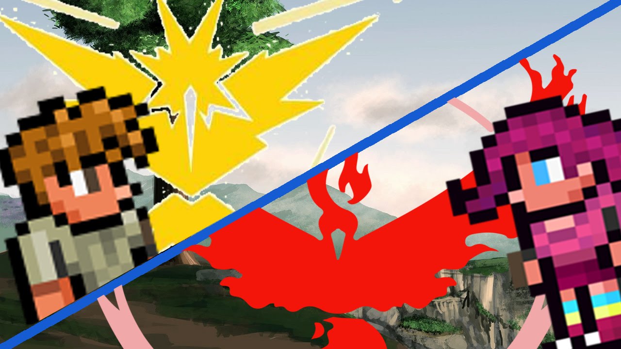 VALOR VS INSTINCT!! Terraria PS4 Multiplayer Part 12 MabiVsGames