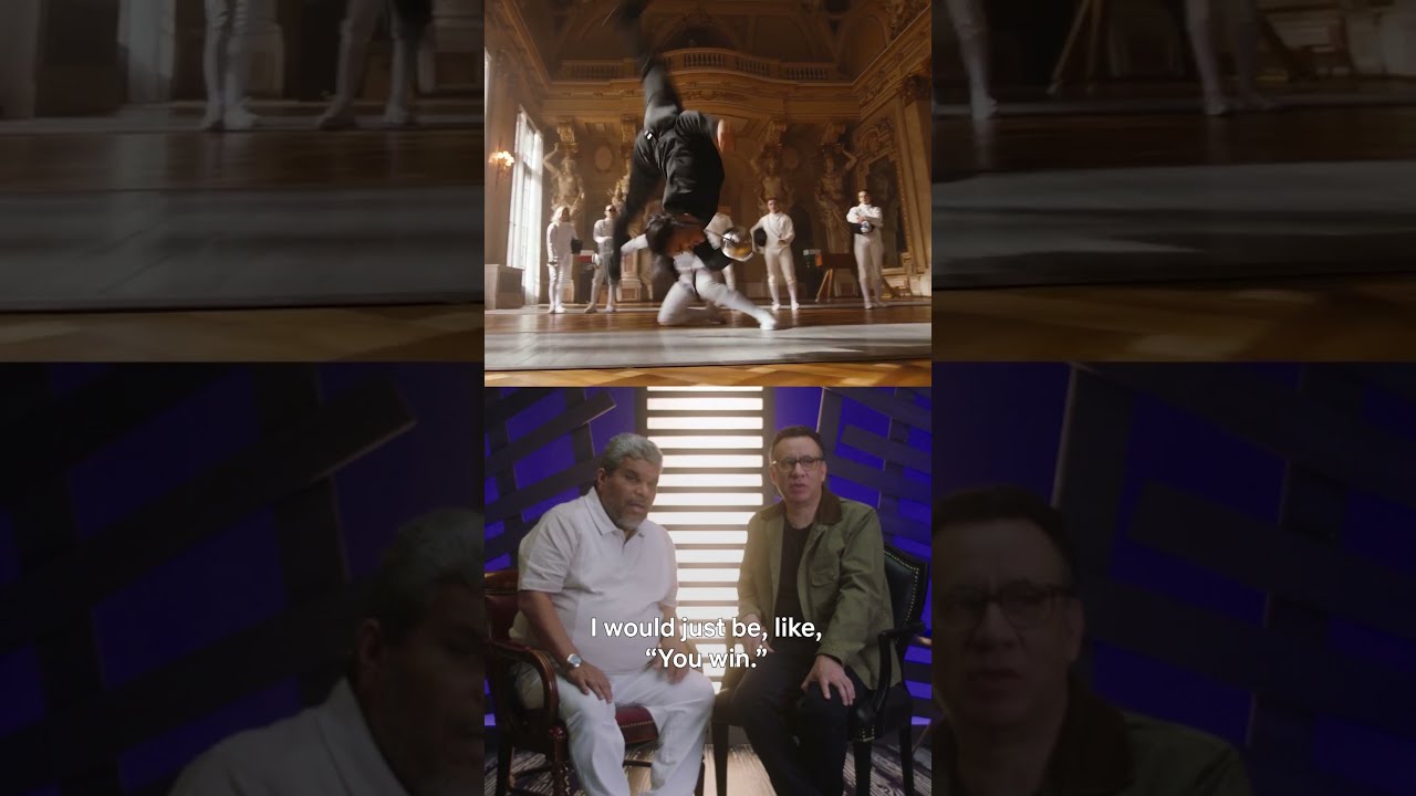 Wednesday Cast Reacts To Fierce Fencing Match