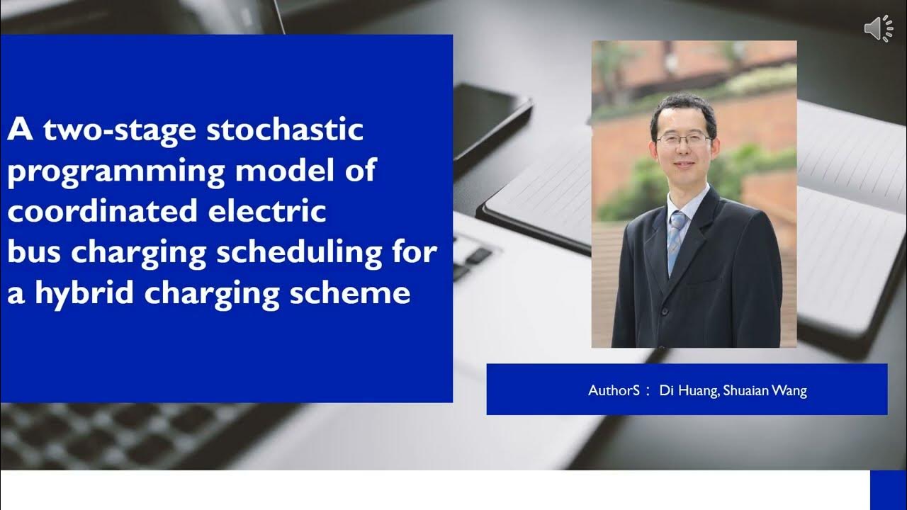 A two-stage stochastic programming model of coordinated electric bus ...