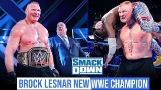 Brock Lesnar NEW WWE World Heavyweight Champion!! Confirmed? Kofi Kingston Smackdown 4 October 2019