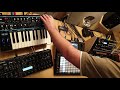 Hardware jam with Akai Force, Access Virus, Bass station 2, Octatrack, Analog Four and Mam MB33.