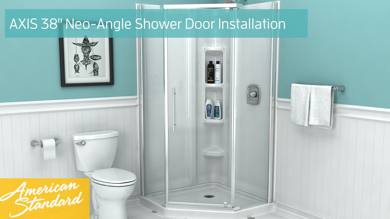 How to Install American Standard AXIS™ 38" Neo-Angle Shower Door Featuring Easy-to-Clean Glass
