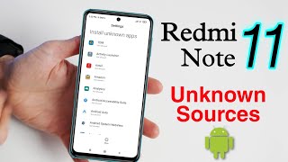 How to Turn Off Redmi Note 11 Unknown Sources | Redmi Note 11 Unknown Sources Setting