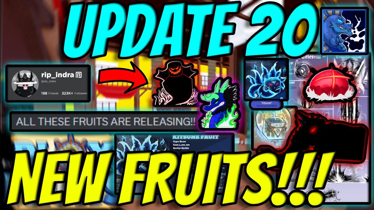 20 billion = update 20? New codes? And what more guys? : r/bloxfruits