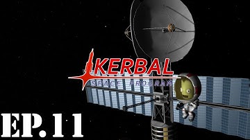 Kerbal Space Program: Career Mode Let’s Play | Part 11 | Deep Space Repairs