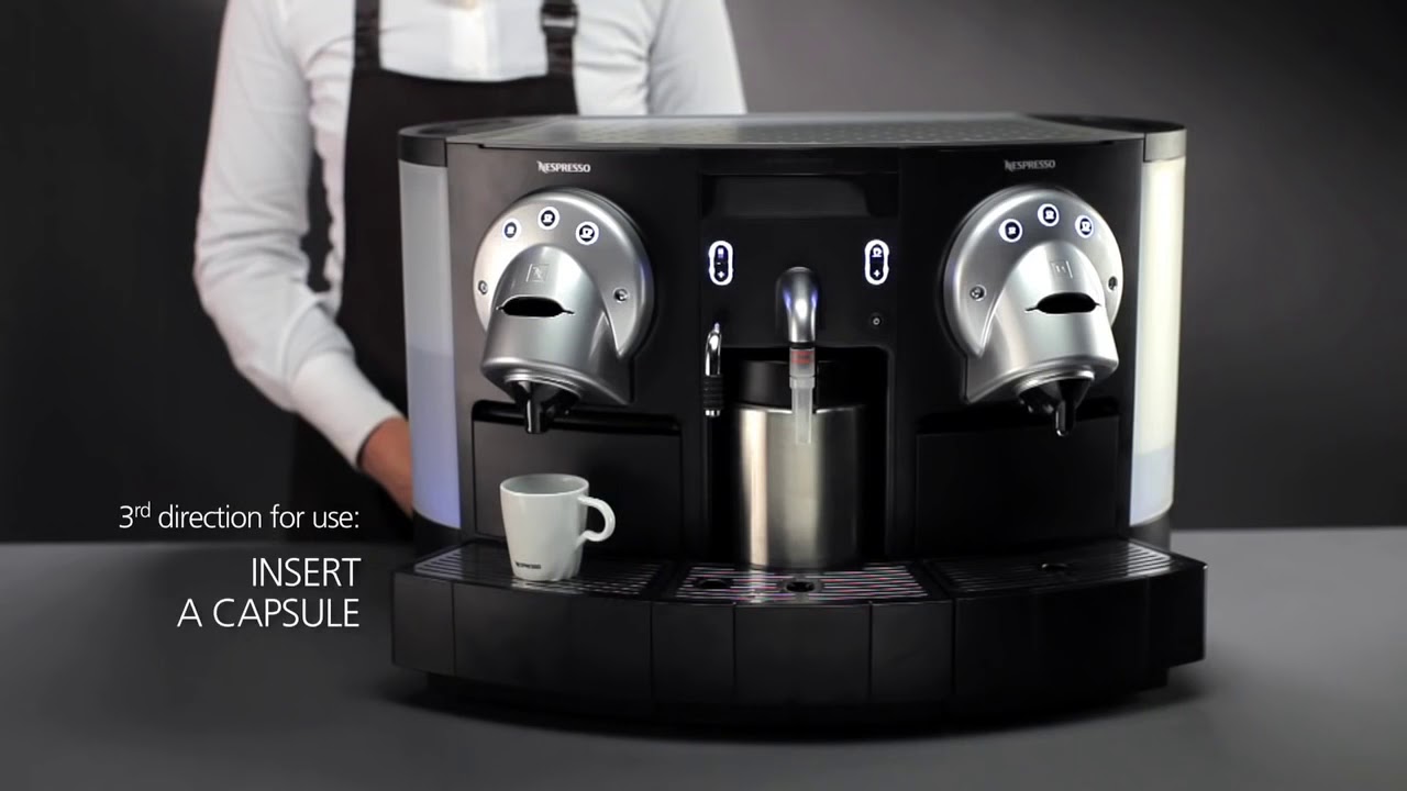 Nespresso Gemini Directions for Use - YouTube