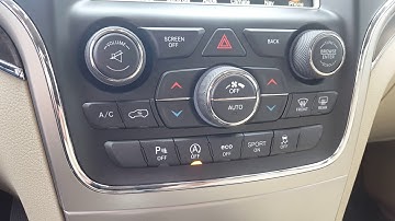 2017 Jeep Auto Start /Stop Override