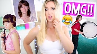 REACTING TO OLD PHOTOS!!! Alisha Marie