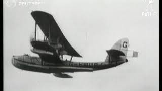 Aviation: Sir Alan Cobham's departure from Rochester (1927)