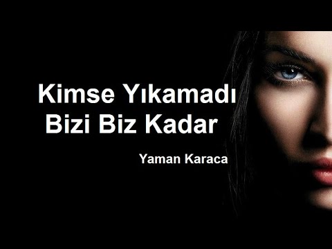 Kimse Yıkamadı Bizi Biz Kadar  (ŞİİR) Harika Duygusal Ağır Sözler Fon Müziği Yaman Karaca