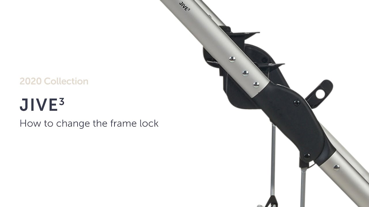 JIVE³ Pram How to change the frame lock YouTube