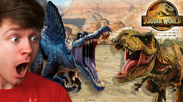 LARGE DINOSAUR BATTLE ROYALE! - Jurassic World Evolution 2