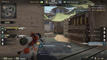 NIP Draken 1v3 AWP Clutch vs Natus Vincere Mirage @ Dreamhack Malmo 2017