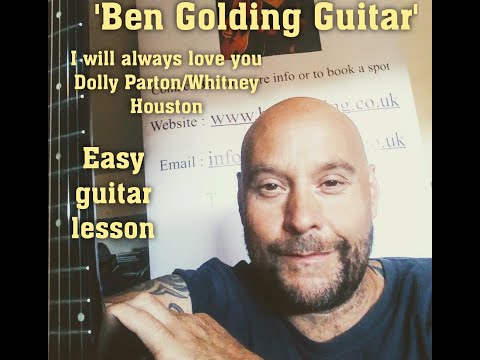 I will always love you/Dolly Parton/Whitney Houston Guitar Tutorial