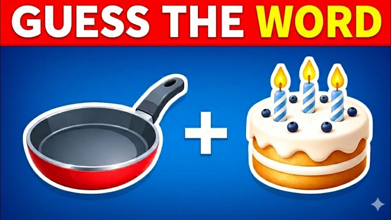 Guess the WORD by Emojis? 🤔🙄 Emoji Quiz 2026