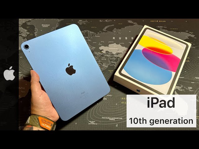 Apple iPad 10.9 Blue (10th generation) - Unboxing and Hands-On 
