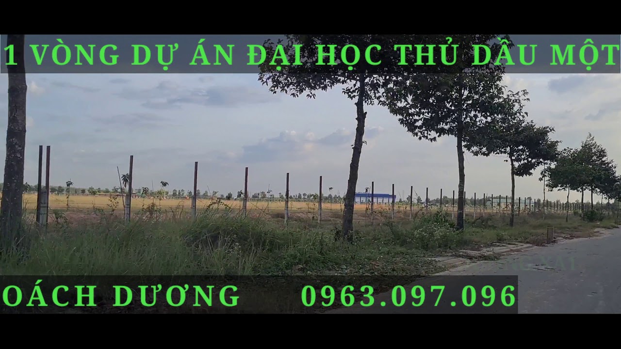 Khởi công xây dựng đại học thủ dầu một | 1 VÒNG DỰ ÁN ĐH THỦ DẦU MỘT 57HA|OÁCH DƯƠNG