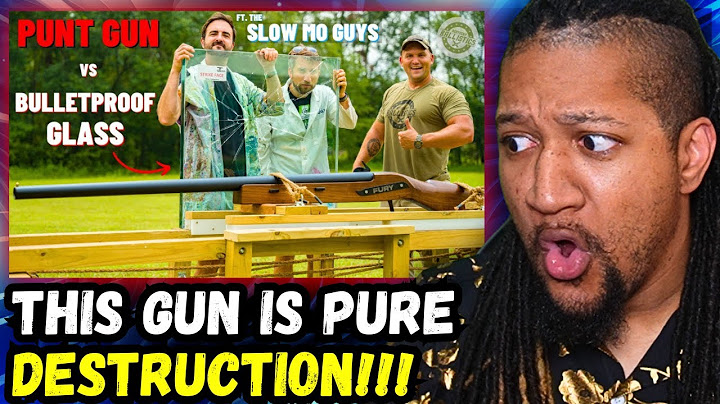 Kentucky Ballistics - Punt Gun vs Bulletproof Glass | Reaction!