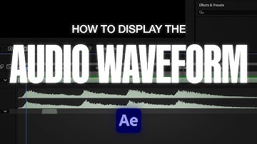 How to Show Audio Waveform in Adobe After Effects Timeline