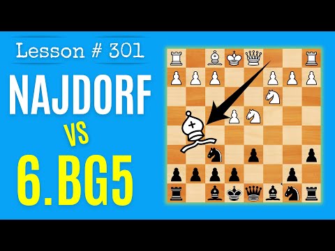 Sicilian Najdorf vs 6.Bg5 | Chess Lesson # 301