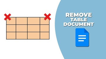 How to remove table from the document in Google Docs