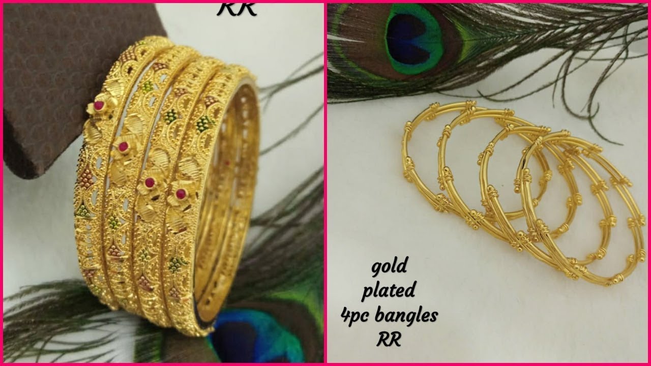 Gold polish gold bangle with price || buy online gold plated bangles || bangles buy online