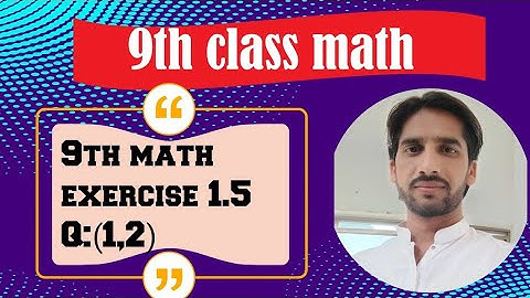 Class 9th Math Unit 1 Exercise 1.5 Question 1 (i-iv)-How to find the determinant of the matrices