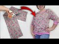 🔥What are all tailors HIDING? How to REALLY sew a blouse easily