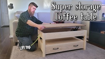 The practical table // How to build a lift top coffee table - plans available!