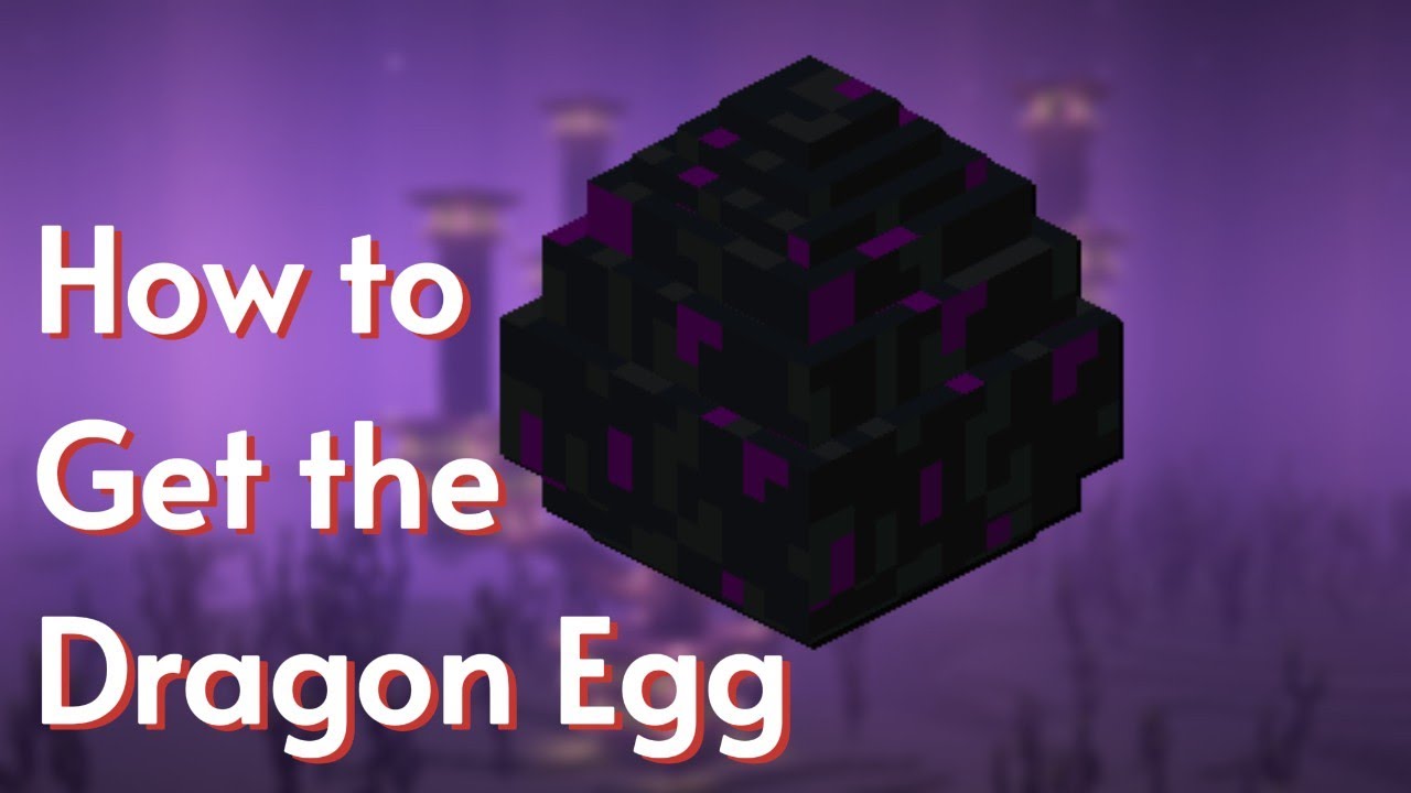 How to mine the Ender Dragon Egg in Minecraft - YouTube