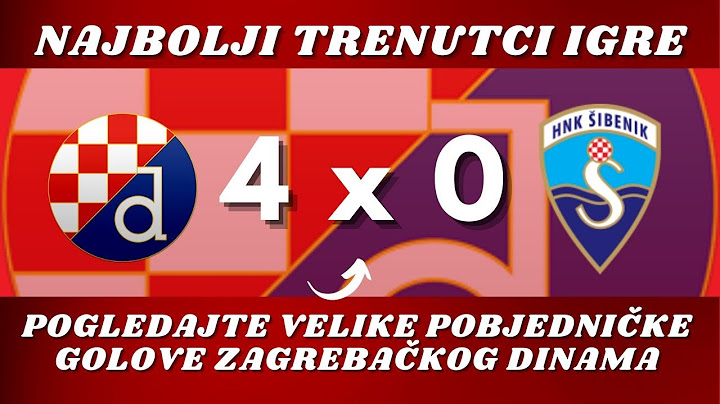 Pogledajte najbolje trenutke izmeđuDINAMO ZAGREB vs ŠIBENIK, 4-0