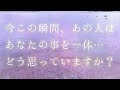 今この瞬間、あの人はあなたの事をどう思っていますか？-6択-【タロット占い】