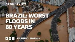 Brazil: Worst floods in 80 years: BBC News Review