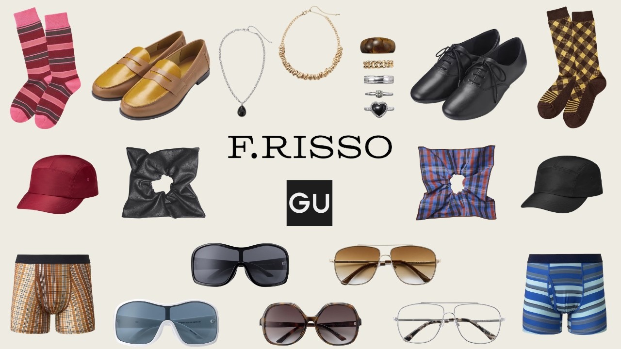 おしゃれカボション✖️メタルチャーム 2wayピアス ローリーズファーム  GU GU F.RISSO: Former high-brand designer goods for 290 yen! Coin